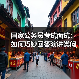 国家公务员考试面试：如何巧妙回答演讲类问题