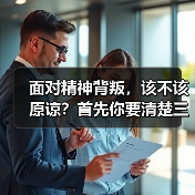 面对精神背叛，该不该原谅？首先你要清楚三件事（图1）