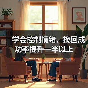学会控制情绪,挽回成功率提升一半以上(图1) 学会控制情绪,挽回成功率提升一半以上(图1)
