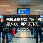 把握正确方式“吊”住男人心，用不了几天，他便会对你越爱越上瘾