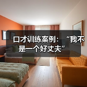 口才训练案例:“我不是一个好丈夫”(图3) 口才训练案例:“我不是一个好丈夫”(图3)