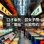 口才案例:弱女子用一顶“高帽”化解危机!(图1) 口才案例:弱女子用一顶“高帽”化解危机!(图1)
