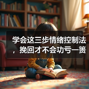 学会这三步情绪控制法，挽回才不会功亏一篑（图1）