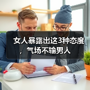 女人暴露出这3种态度,气场不输男人(图1) 女人暴露出这3种态度,气场不输男人(图1)