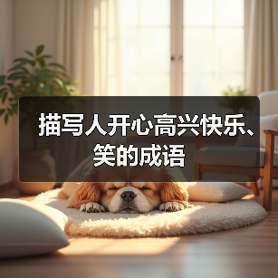 描写人开心高兴快乐、笑的成语 描写人开心高兴快乐、笑的成语