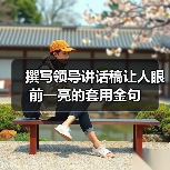 撰写领导讲话稿让人眼前一亮的套用金句（图2）