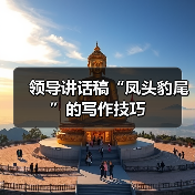 领导讲话稿“凤头豹尾”的写作技巧（图4）