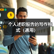 个人述职报告的写作格式（通用）（图3）
