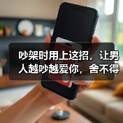 吵架时用上这招，让男人越吵越爱你，舍不得离开你