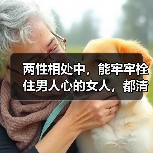 两性相处中，能牢牢栓住男人心的女人，都清楚这3个道理