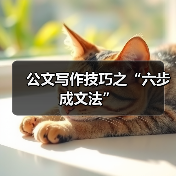 公文写作技巧之“六步成文法”(图2) 公文写作技巧之“六步成文法”(图2)