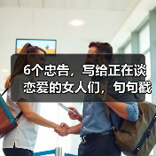 6个忠告，写给正在谈恋爱的女人们，句句戳中要害（图1）
