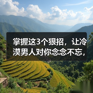 掌握这3个狠招，让冷漠男人对你念念不忘，主动秀恩爱（图4）