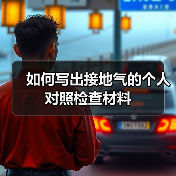 如何写出接地气的个人对照检查材料（图1）