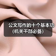 公文写作的十个基本功（机关干部必备）（图3）