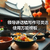 领导讲话稿写作可灵活使用万能模板(图1) 领导讲话稿写作可灵活使用万能模板(图1)