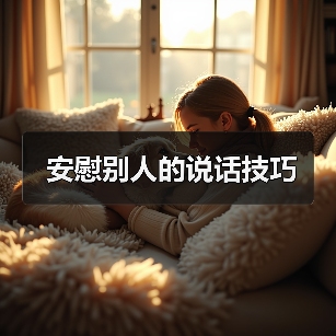 安慰别人的说话技巧