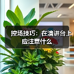 控场技巧：在演讲台上应注意什么（图1）