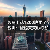 饭局上花1200块买了个教训：爸妈天天吵你却在相亲中疯狂寻找不吵架的人（图4）