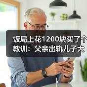 饭局上花1200块买了个教训：父亲出轨儿子大概率出轨代际魔咒是真的（图2）