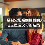 复制父母婚姻模板的人注定重演父母的结局(图2) 复制父母婚姻模板的人注定重演父母的结局(图2)