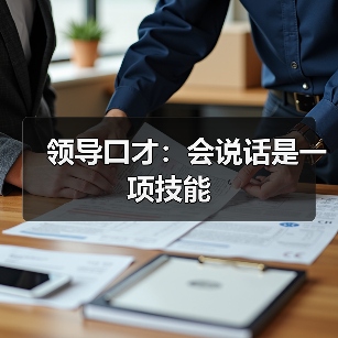 领导口才：会说话是一项技能（图1）