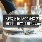 饭局上花1200块买了个教训:看完手机抬头表情僵硬说明收到了不想让你知道的消息(图3) 饭局上花1200块买了个教训:看完手机抬头表情僵硬说明收到了不想让你知道的消息(图3)