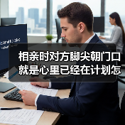 相亲时对方脚尖朝门口就是心里已经在计划怎么撤（图3）