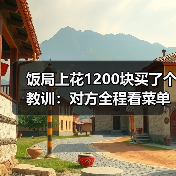 饭局上花1200块买了个教训：对方全程看菜单不看你的眼睛说明对你不感兴趣（图4）