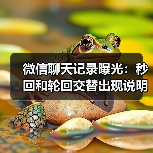微信聊天记录曝光：秒回和轮回交替出现说明你在对方列表里排位靠后（图4）