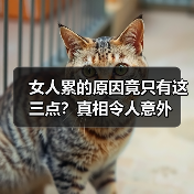 女人累的原因竟只有这三点？真相令人意外