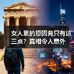 女人累的原因竟只有这三点？真相令人意外（图2）