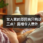 女人累的原因竟只有这三点？真相令人意外（图4）