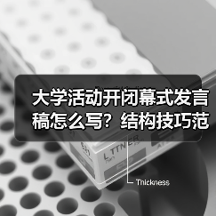大学活动开闭幕式发言稿怎么写?结构技巧范文全解析(图4) 大学活动开闭幕式发言稿怎么写?结构技巧范文全解析(图4)