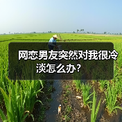 网恋男友突然对我很冷淡怎么办?(图1) 网恋男友突然对我很冷淡怎么办?(图1)