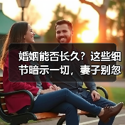 婚姻能否长久?这些细节暗示一切,妻子别忽视(图3) 婚姻能否长久?这些细节暗示一切,妻子别忽视(图3)