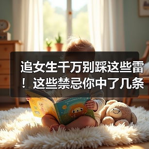 追女生千万别踩这些雷！这些禁忌你中了几条？（图2）