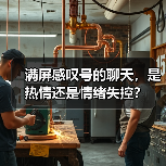 满屏感叹号的聊天,是热情还是情绪失控?(图3) 满屏感叹号的聊天,是热情还是情绪失控?(图3)