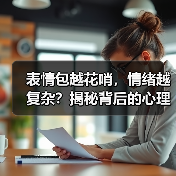 表情包越花哨,情绪越复杂?揭秘背后的心理真相(图2) 表情包越花哨,情绪越复杂?揭秘背后的心理真相(图2)