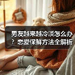 男友越来越冷淡怎么办?恋爱保鲜方法全解析(图3) 男友越来越冷淡怎么办?恋爱保鲜方法全解析(图3)