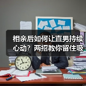 相亲后如何让直男持续心动？两招教你留住吸引力（图2）