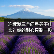 连续发三个问号等于什么?你的耐心只剩一秒的沟通教训(图1) 连续发三个问号等于什么?你的耐心只剩一秒的沟通教训(图1)