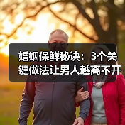 婚姻保鲜秘诀:3个关键做法让男人越离不开你(图1) 婚姻保鲜秘诀:3个关键做法让男人越离不开你(图1)