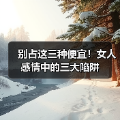 别占这三种便宜!女人感情中的三大陷阱(图4) 别占这三种便宜!女人感情中的三大陷阱(图4)