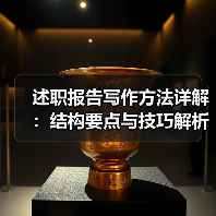 述职报告写作方法详解:结构要点与技巧解析(图3) 述职报告写作方法详解:结构要点与技巧解析(图3)
