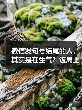 微信发句号结尾的人,其实是在生气?饭局上的教训让人警醒(图3) 微信发句号结尾的人,其实是在生气?饭局上的教训让人警醒(图3)