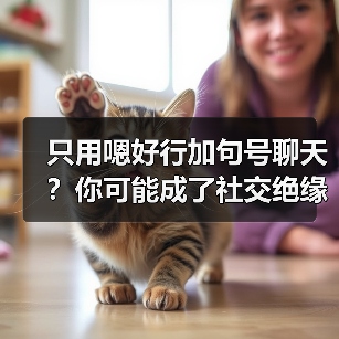 只用嗯好行加句号聊天?你可能成了社交绝缘体(图3) 只用嗯好行加句号聊天?你可能成了社交绝缘体(图3)