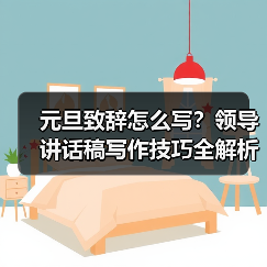 元旦致辞怎么写?领导讲话稿写作技巧全解析(图1) 元旦致辞怎么写?领导讲话稿写作技巧全解析(图1)