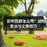 新年致辞怎么写?结构要点与实用技巧(图4) 新年致辞怎么写?结构要点与实用技巧(图4)