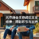 元旦晚会主持词范文全收录:精彩环节与主持技巧解析(图1) 元旦晚会主持词范文全收录:精彩环节与主持技巧解析(图1)